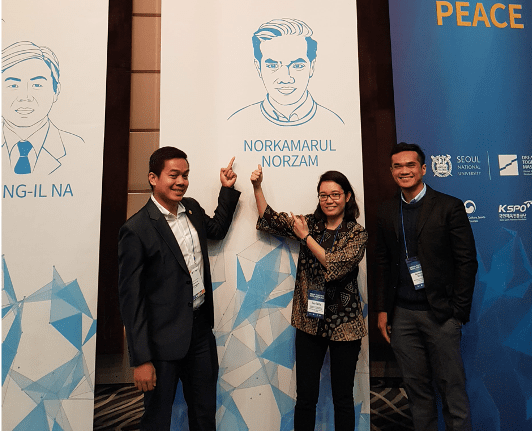 Sophoan Buy (3rd batch Cambodia), Tara Talitha (3rd batch Indonesia), Norkamarul Norzam (3rd batch Malaysia)
