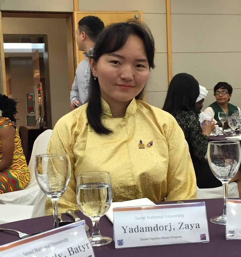 Zaya at the 2017 DTM Welcome dinner