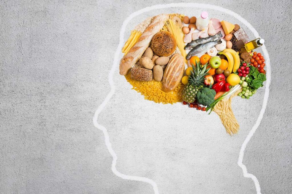 healthy nutrition balance in the mind