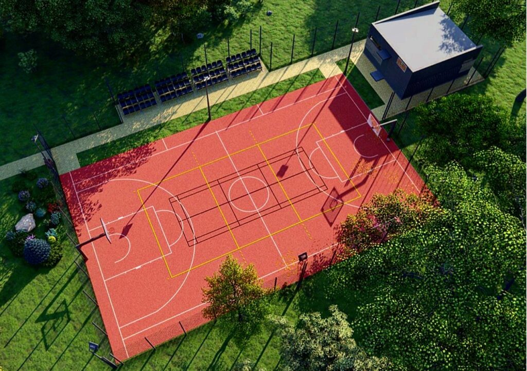 X-Basket court