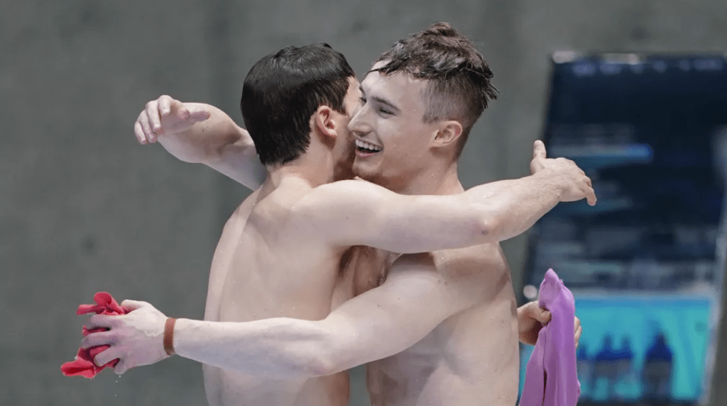Jack Laugher and Daniel Goodfellow