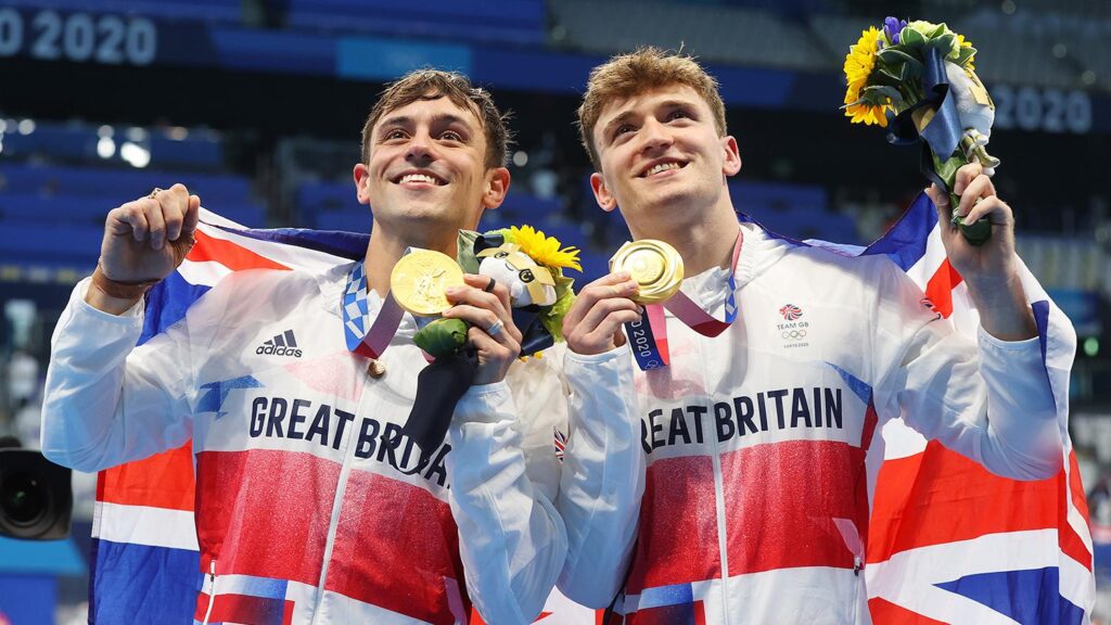 Tom Daley and Matty Lee